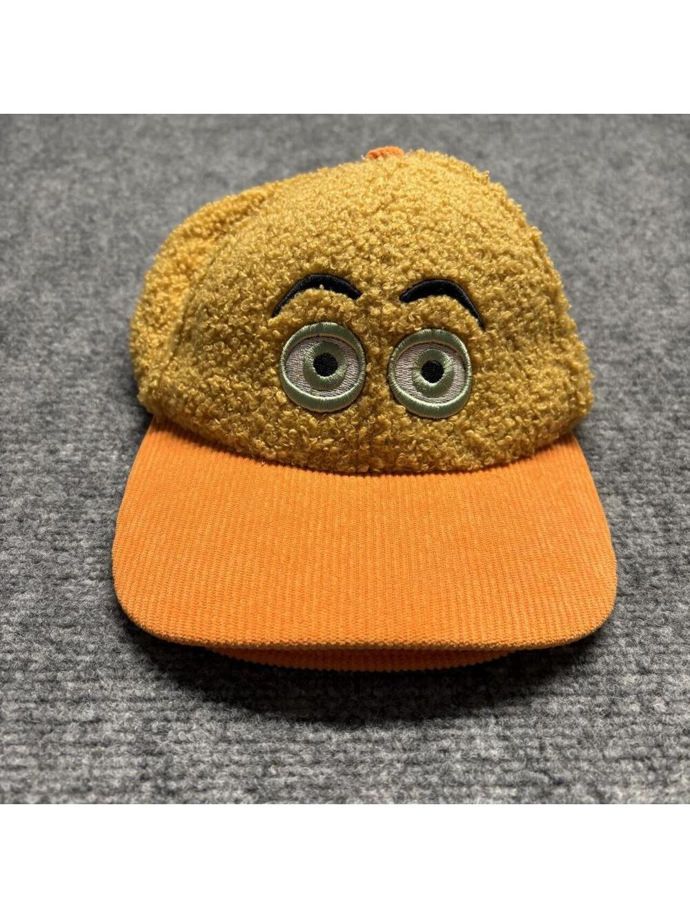 Men's Orange and Yellow Hat